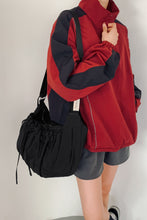 將圖片載入圖庫檢視器 MARHEN.J Plie Large 黑色蝴蝶結皺褶面 Hobo Bag