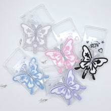 將圖片載入圖庫檢視器 SECOND UNIQUE NAME 透明蝴蝶藍色手機殼 (Z FLIP)