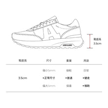 將圖片載入圖庫檢視器 AKIII CLASSIC Springfield 米白色Logo拼接運動鞋