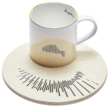 將圖片載入圖庫檢視器 LUYCHO Locomotion木製杯墊系列 鏡面倒影杯組_翱翔的鳥兒 (250ml)