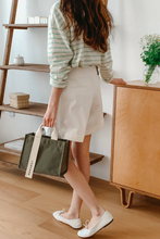 將圖片載入圖庫檢視器 MARHEN.J Rico Mini Comfort 墨綠色帆布包