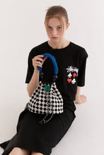 將圖片載入圖庫檢視器 HOLLY LOVES LOVE格紋索繩兩用水桶包