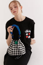 將圖片載入圖庫檢視器 HOLLY LOVES LOVE格紋索繩兩用水桶包