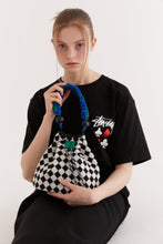 將圖片載入圖庫檢視器 HOLLY LOVES LOVE格紋索繩兩用水桶包