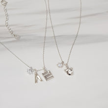 將圖片載入圖庫檢視器 [CLESSIDRA] OROSI Hangeul Silver Necklace
