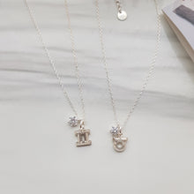 將圖片載入圖庫檢視器 [CLESSIDRA] OROSI Hangeul Silver Necklace
