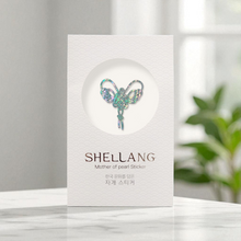 將圖片載入圖庫檢視器 [SHELLANG] Mother-of-pearl Sticker (Butterfly/Chrysanthemum)
