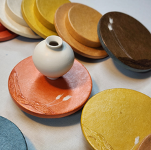 將圖片載入圖庫檢視器 [HONG HYUN-JEONG HANJI CRAFT STUDIO] Udumbara Tea Coaster
