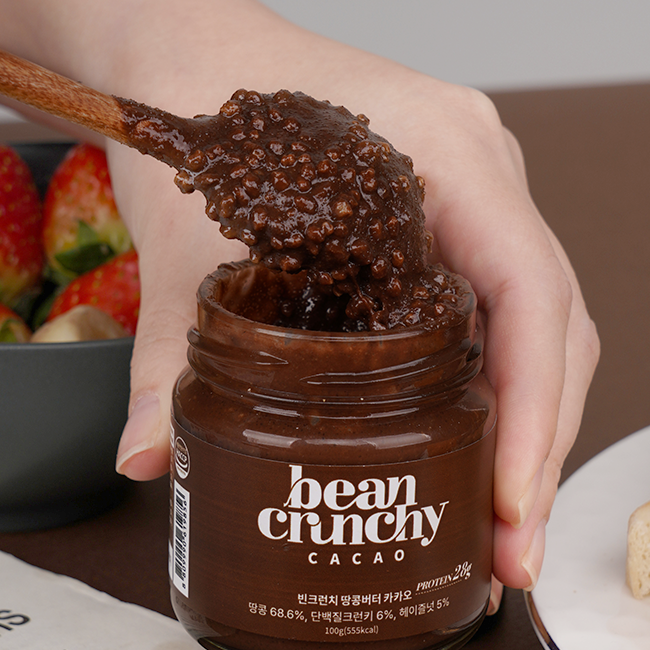 [THE BEANS] BEANCRUNCHY Protein Peanut Butter Kakao