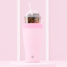 將圖片載入圖庫檢視器 [YJ] HAMILO 30oz Stainless Steel Vacuum Insulated Tumbler with Straw
