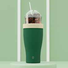 將圖片載入圖庫檢視器 [YJ] HAMILO 30oz Stainless Steel Vacuum Insulated Tumbler with Straw
