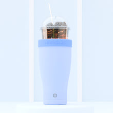 將圖片載入圖庫檢視器 [YJ] HAMILO 30oz Stainless Steel Vacuum Insulated Tumbler with Straw
