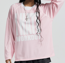 將圖片載入圖庫檢視器 [2024 CAST] (HDEX) Womans Workout Mesh Long Sleeve
