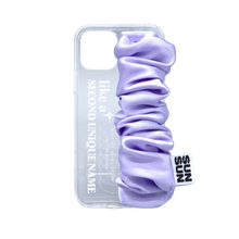 將圖片載入圖庫檢視器 SECOND UNIQUE NAME 緞帶指套亮紫色手機殼

