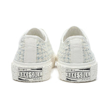 將圖片載入圖庫檢視器 BAKE-SOLE Tweed 天空藍帆布鞋
