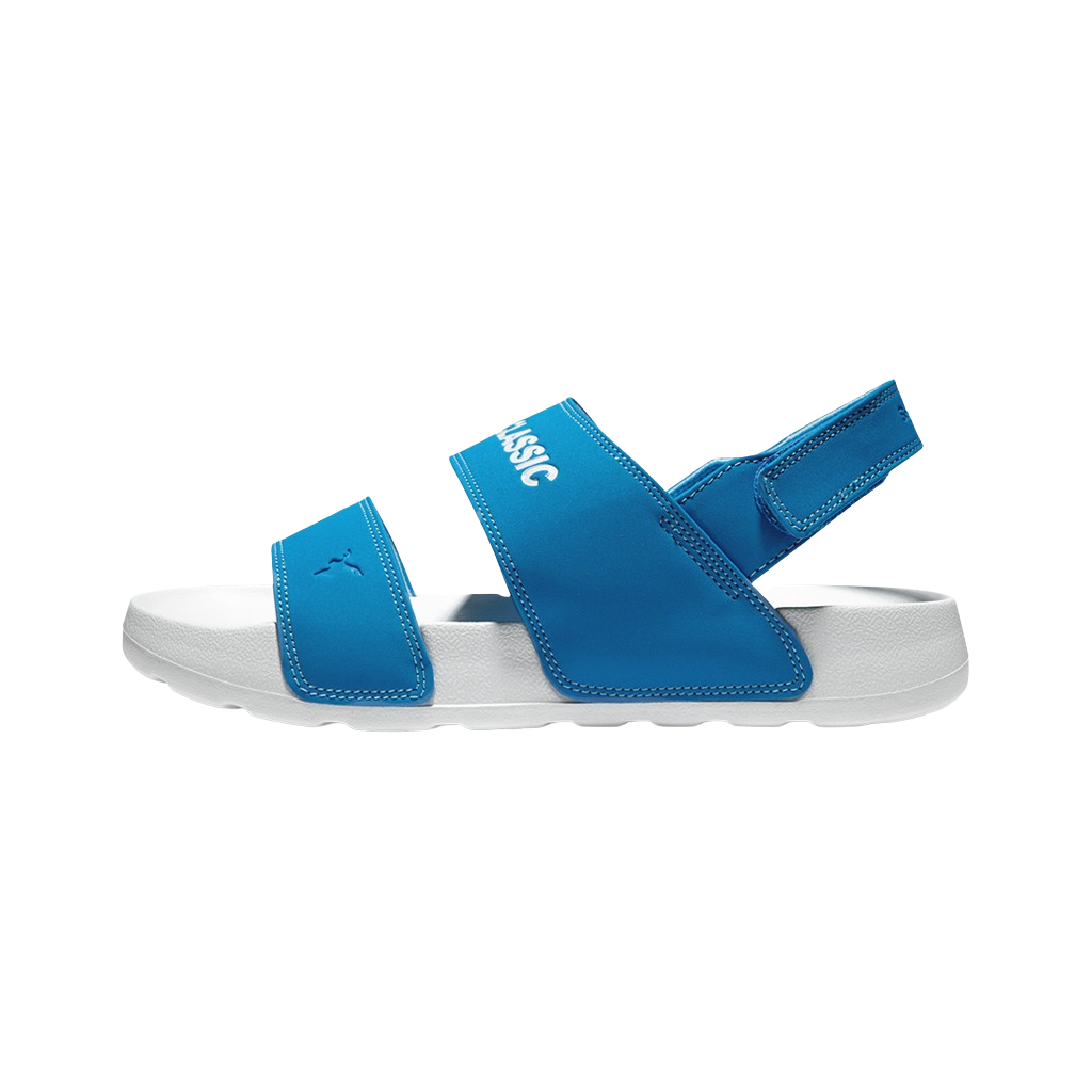 AKIII CLASSIC Quick Slide 藍色魔術貼拖鞋