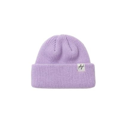 NIEEH 紫色短版針織帽(BLACKPINK JENNIE同款)