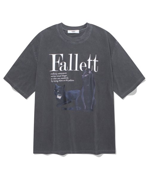 FALLETT Deux Nero 黑貓深灰色短袖上衣(STAYC秀珉同款) – NOTAG