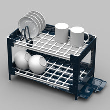 將圖片載入圖庫檢視器 [GGD] CONDEV 組裝式碗盤瀝水架（兩層）
