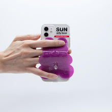 將圖片載入圖庫檢視器 SECOND UNIQUE NAME 紫色果凍熊指套手機殼
