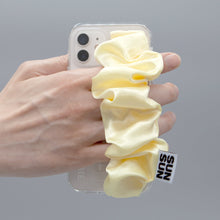 將圖片載入圖庫檢視器 SECOND UNIQUE NAME 緞帶指套檸檬黃色手機殼
