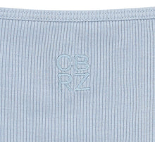 將圖片載入圖庫檢視器 CITYBREEZE Logo刺繡藍色短版細肩帶上衣 (NewJeans Hanni同款)
