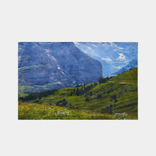 將圖片載入圖庫檢視器 PHOTOZENIAGOODS 瑞士景色天鵝絨毯子(2種尺寸)
