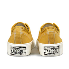 將圖片載入圖庫檢視器 BAKE-SOLE Yeast 芥末黃x白底帆布鞋
