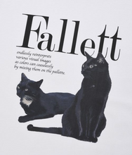 將圖片載入圖庫檢視器 FALLETT Deux Nero 黑貓白色短袖上衣 (SEVENTEEN淨漢同款)
