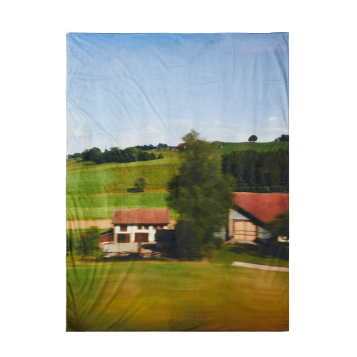 PHOTOZENIAGOODS 瑞士鄉間天鵝絨毯子(2種尺寸)
